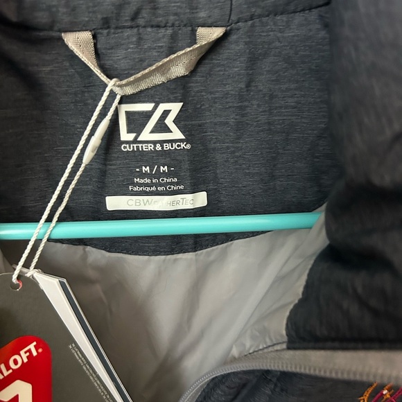 Cutter & Buck Rainier PrimaLoft Eco Insulated Full-Zip Puffer Jacket Size M - Picture 4 of 7